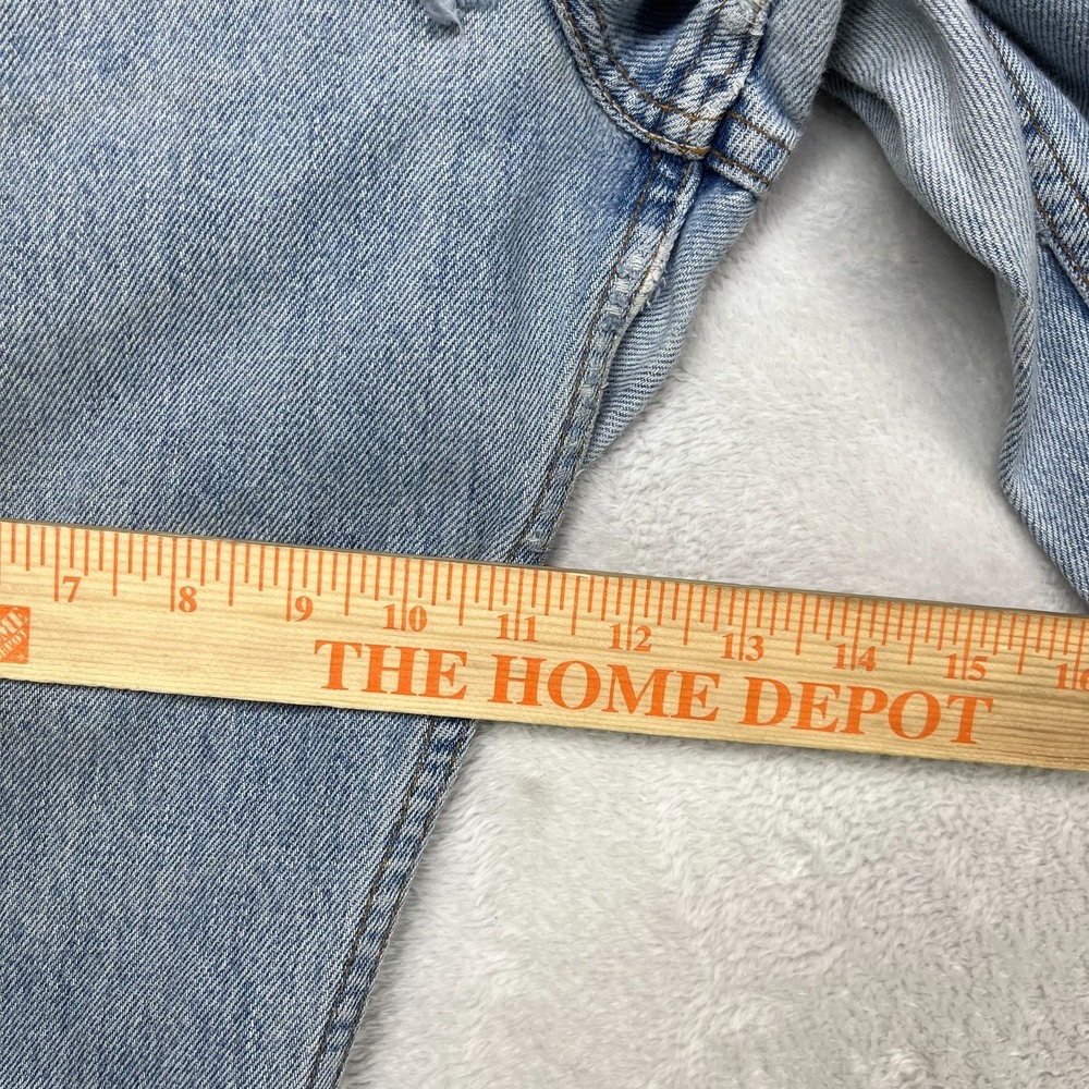 Levi's 550 Tapered Leg Jeans Womens 16 Blue Denim Relaxed Fit Classic - 33X27 - Picture 5 of 16